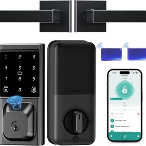 Split-Type Bluetooth Fingerprint Password Smart Lock Kit